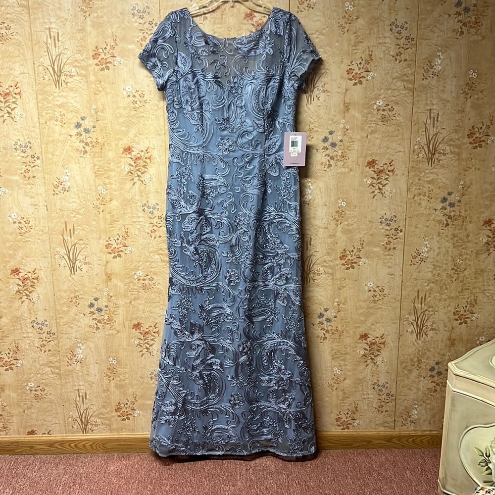 Brand new-tags attached silver blue maxi size 12